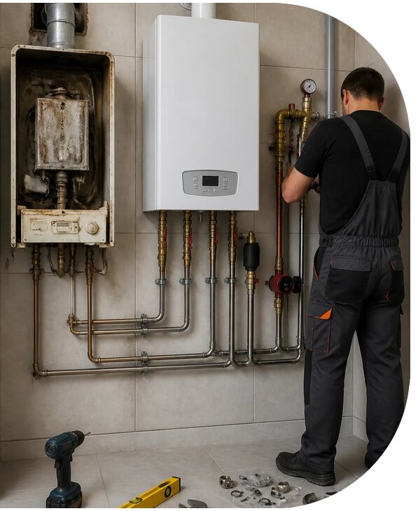 Замена газового котла в Инте с подключением и настройкой